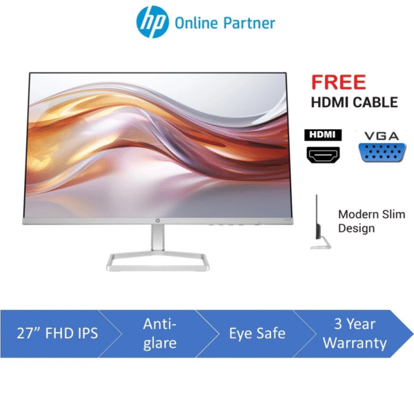 my-11134207-7r98z-luhljpo51nf16c.png HP Series 5 23.8 inch FHD Monitor - 524sf