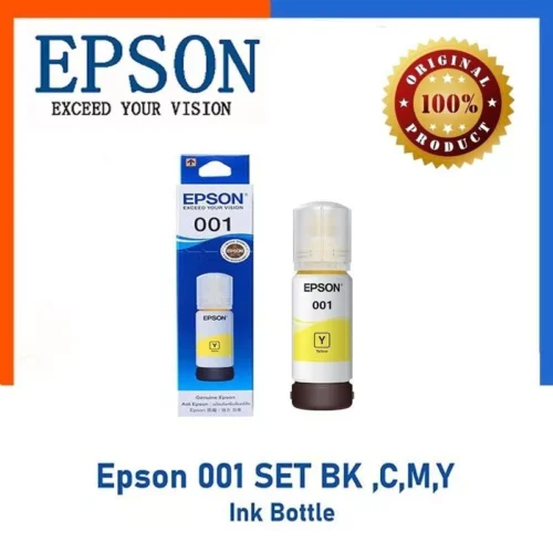 my-11134207-7rase-m2tjnbmu0ujm6c.webp EPSON YELLOW INK BOTTLE CARTRIDGE 001 (Y400)